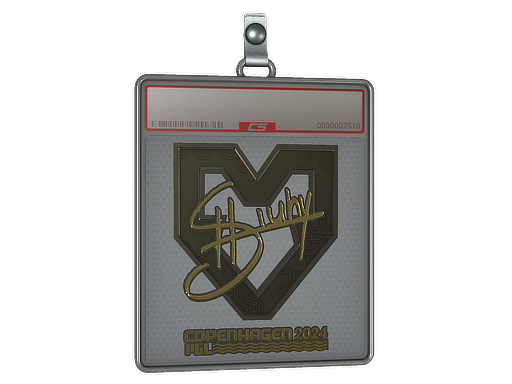 Item Sticker Slab | siuhy (Gold) | Copenhagen 2024