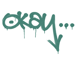 Item Sealed Graffiti | Okay (Frog Green)