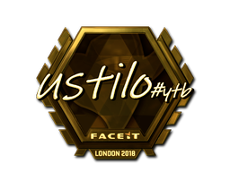 Item Sticker | USTILO (Gold) | London 2018