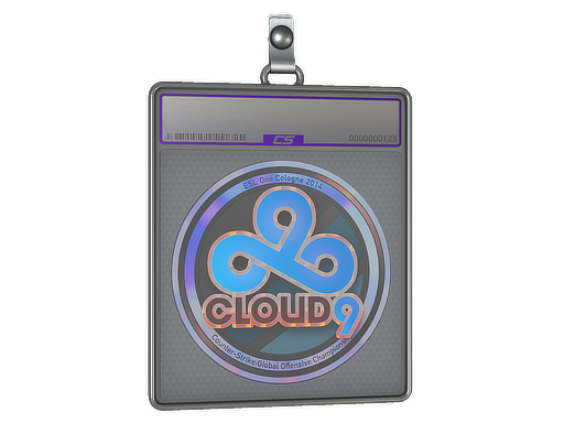 Item Sticker Slab | Cloud9 (Holo) | Cologne 2014