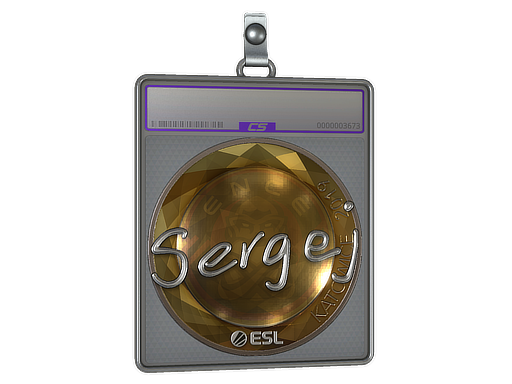 Item Sticker Slab | sergej (Foil) | Katowice 2019