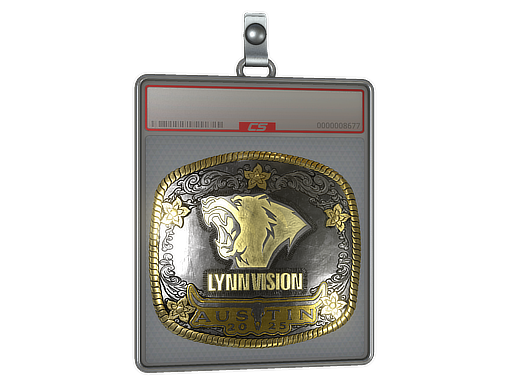 Item Sticker Slab | Lynn Vision (Gold) | Austin 2025