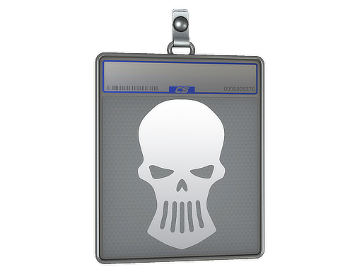 Item Sticker Slab | Silver Skulls