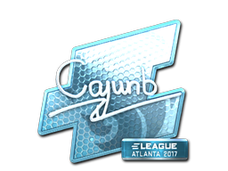 Item Sticker | cajunb (Foil) | Atlanta 2017