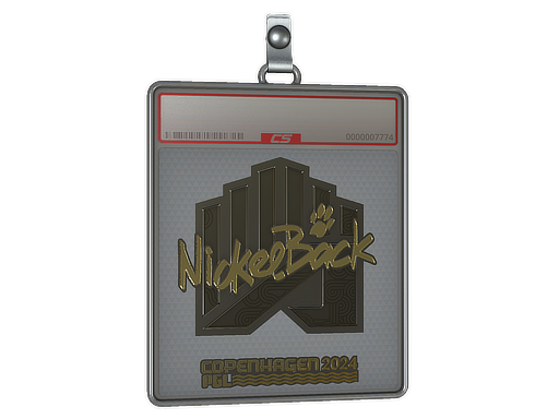 Item Sticker Slab | NickelBack (Gold) | Copenhagen 2024