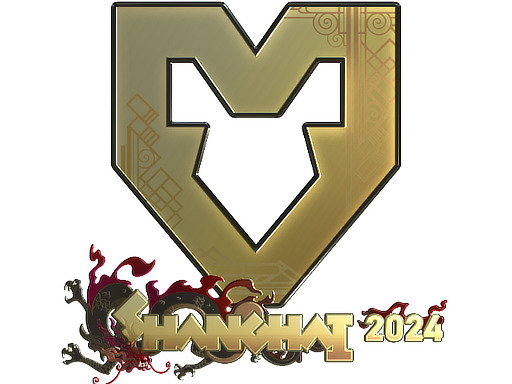 Item Sticker | MOUZ (Gold) | Shanghai 2024