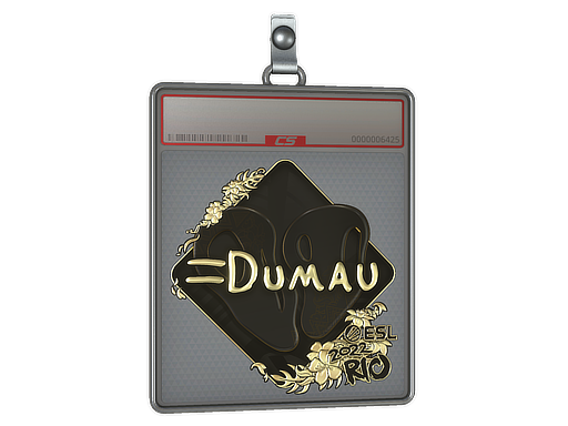 Item Sticker Slab | dumau (Gold) | Rio 2022