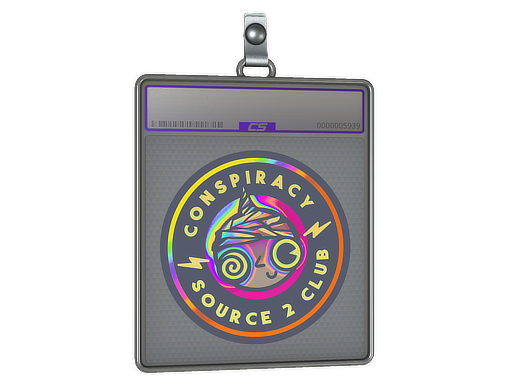 Item Sticker Slab | Conspiracy Club (Holo)