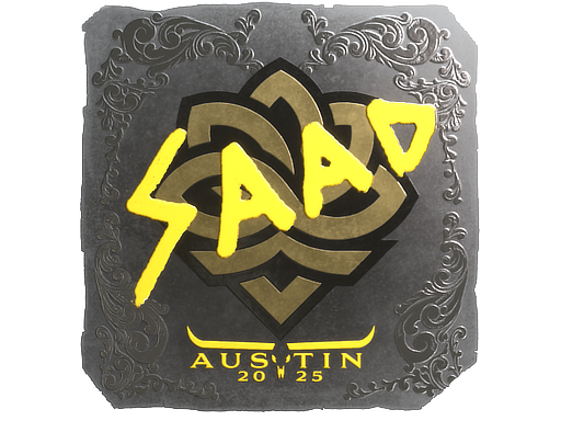 Item Sticker | saadzin (Foil) | Austin 2025
