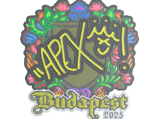 Item Sticker | apEX (Embroidered) | Budapest 2025