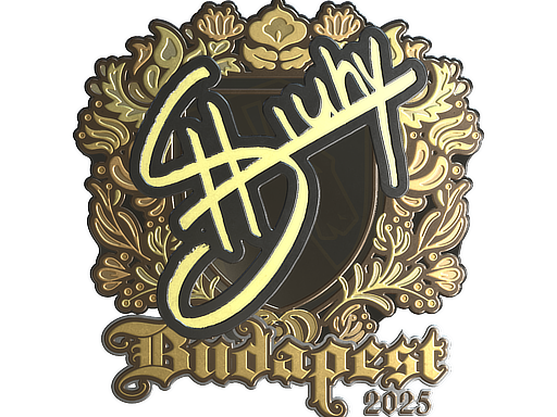 Item Sticker | siuhy (Gold) | Budapest 2025