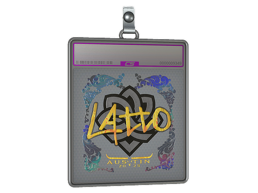 Item Sticker Slab | latto (Holo) | Austin 2025