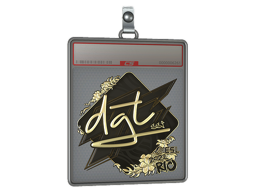 Item Sticker Slab | dgt (Gold) | Rio 2022