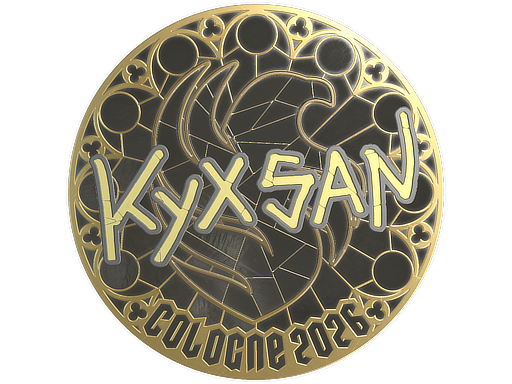 Item Sticker | kyxsan (Gold) | Cologne 2026