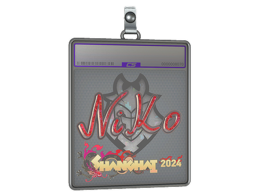Item Sticker Slab | NiKo (Glitter) | Shanghai 2024