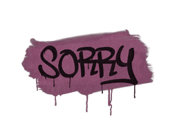 Item Sealed Graffiti | Sorry (Princess Pink)