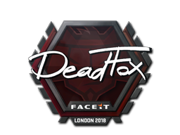 Item Sticker | DeadFox | London 2018