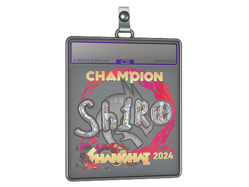 Item Sticker Slab | sh1ro (Glitter, Champion) | Shanghai 2024