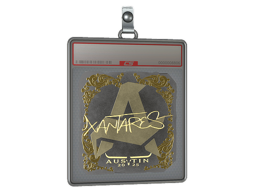 Item Sticker Slab | XANTARES (Gold) | Austin 2025