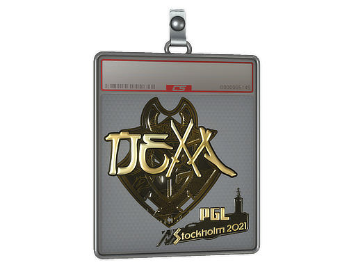 Item Sticker Slab | nexa (Gold) | Stockholm 2021