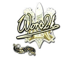 Item Sticker | Woro2k (Gold) | Paris 2023