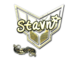 Item Sticker | stavn (Gold) | Paris 2023