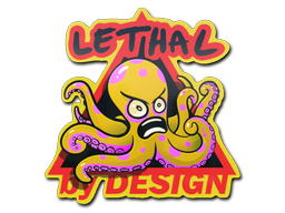 Item Sticker | Yellow Lethal