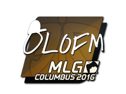 Item Sticker | olofmeister | MLG Columbus 2016