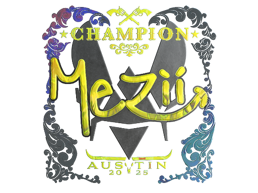 Item Sticker | mezii (Holo, Champion) | Austin 2025