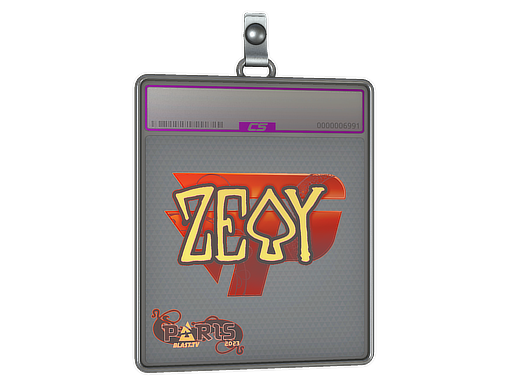 Item Sticker Slab | zevy (Holo) | Paris 2023