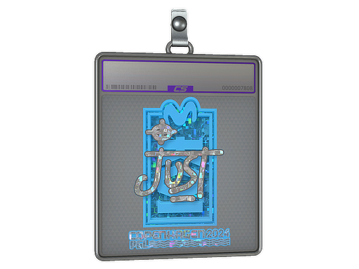 Item Sticker Slab | JUST (Glitter) | Copenhagen 2024