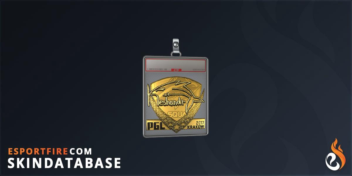 Sticker Slab | keshandr (Gold) | Krakow 2017 - EsportFire.com