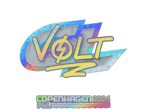 Item Sticker | volt (Holo) | Copenhagen 2024