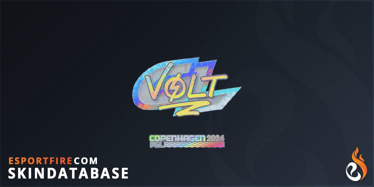 Sticker | volt (Holo) | Copenhagen 2024 - EsportFire.com