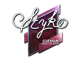 Item Sticker | STYKO (Foil) | Boston 2018