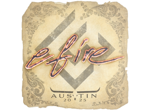 Item Sticker | efire | Austin 2025