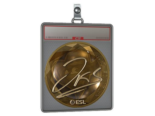 Item Sticker Slab | jks (Gold) | Katowice 2019