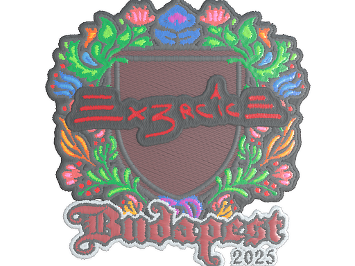 Item Sticker | Ex3rcice (Embroidered) | Budapest 2025