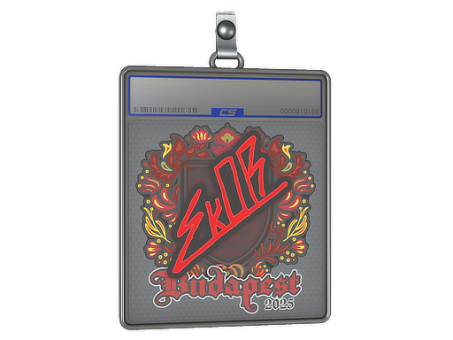 Item Sticker Slab | sk0R | Budapest 2025
