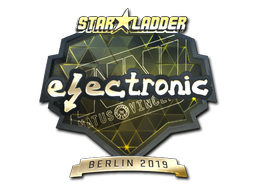 Item Sticker | electronic (Gold) | Berlin 2019