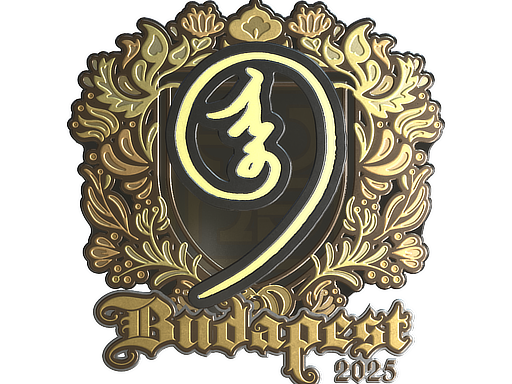 Item Sticker | nin9 (Gold) | Budapest 2025