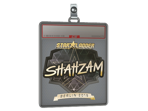Item Sticker Slab | ShahZaM (Gold) | Berlin 2019
