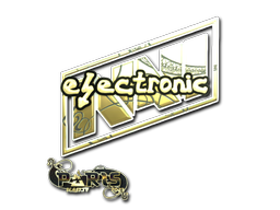 Item Sticker | electronic (Gold) | Paris 2023
