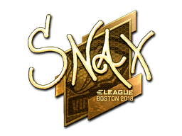 Item Sticker | Snax (Gold) | Boston 2018