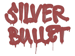 Item Graffiti | Silver Bullet (Blood Red)