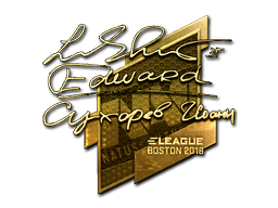 Item Sticker | Edward (Gold) | Boston 2018