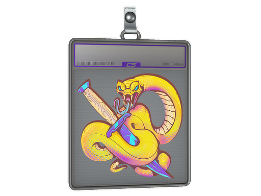 Item Sticker Slab | Coiled Strike (Holo)