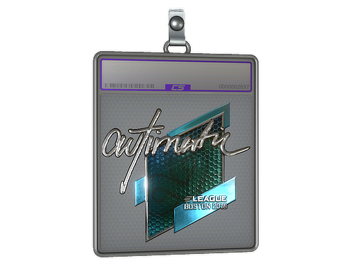 Item Sticker Slab | autimatic (Foil) | Boston 2018