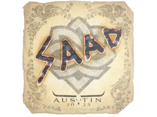 Item Sticker | saadzin | Austin 2025