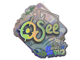 Item Sticker | oSee (Holo) | Rio 2022